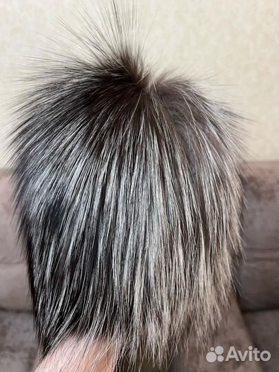 Шапка из чернобурки женская