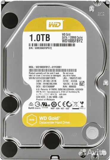 Wd gold 1tb