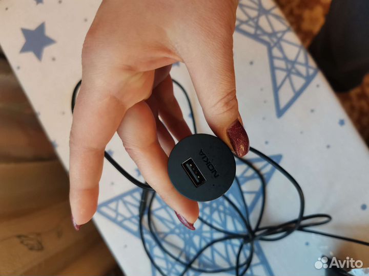 Автомобильная зарядка беспроводная для Nokia lumia