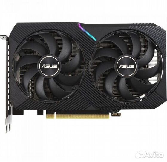 Видеокарта asus (dual-RTX3060-O12G-V2) GeForce RTX 3060 12Gb dual OC V2 LHR 90YV0GB2-M0NA10