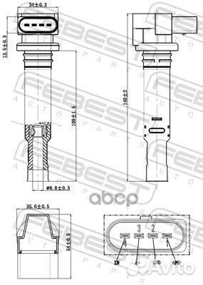 Катушка зажигания volkswagen golf/variant/4moti