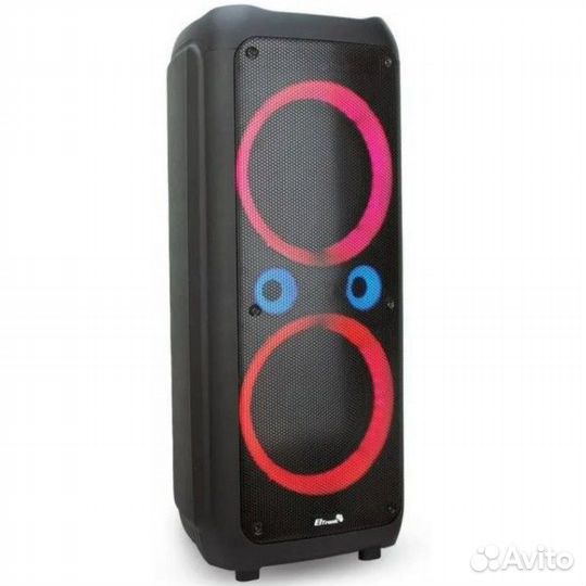 Колонка Bluetooth MP3 караоке 2 микрофона ELTronic