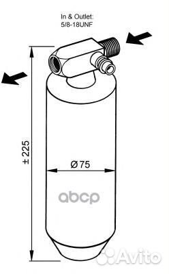 Осушитель кондиционера 33113 NRF