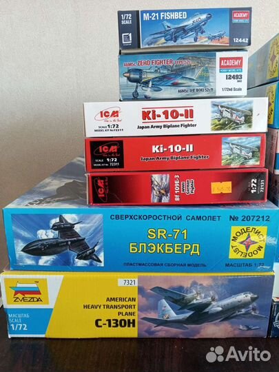 Сборные модели самолетов 1 72