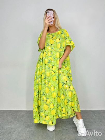 Платье женское хлопок 52-60р. 4 цвета