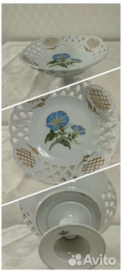 Конфетница, фруктовница. Фарфор. Weimar.Германия