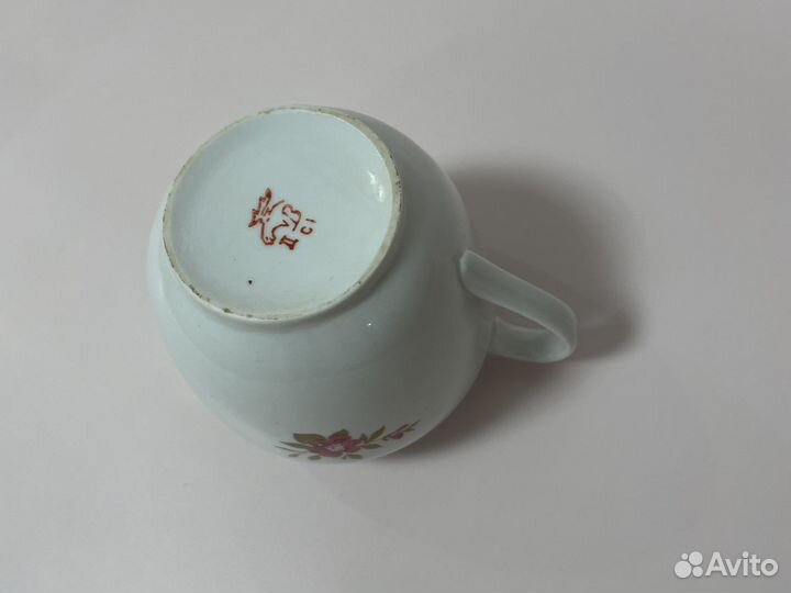 Молочник сливочник фарфор Вербилки СССР