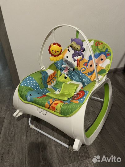 Шезлонг детский новый