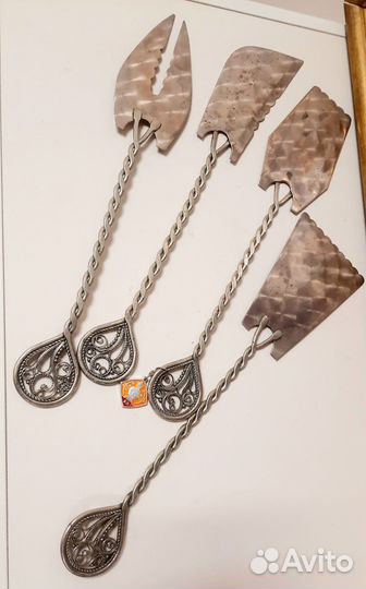 Сервировочные лопатки. Мельхиор СССР. 1 лот