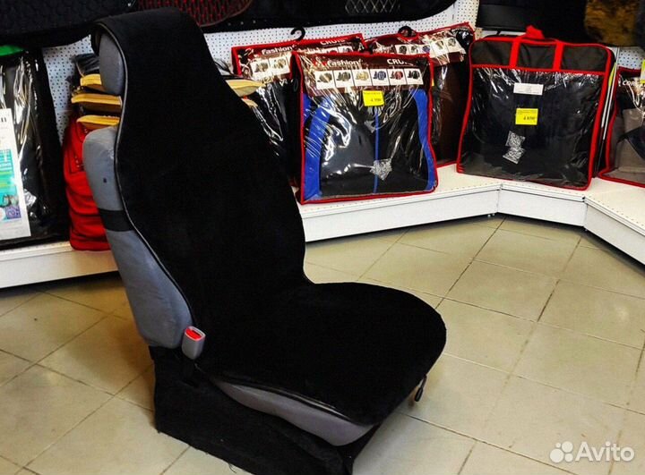Меховые накидки на сидения