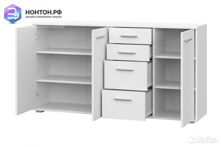 Комод Fun кд-4 белый