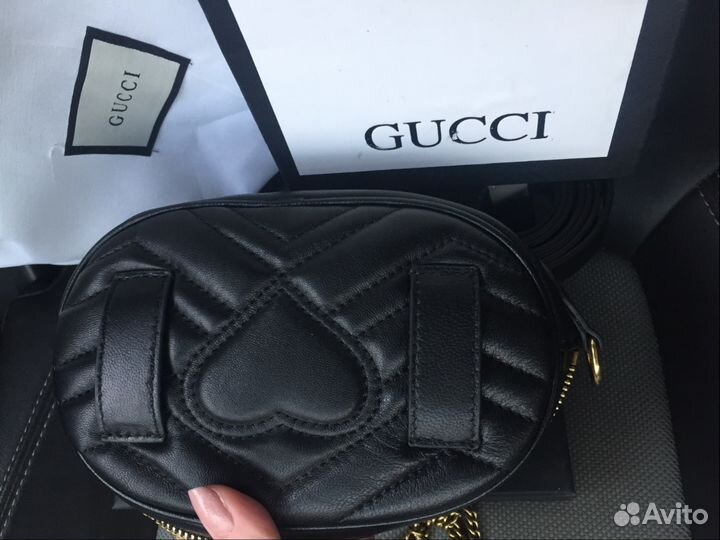 Кожаная сумка gucci эксклюзив натуральная кожа
