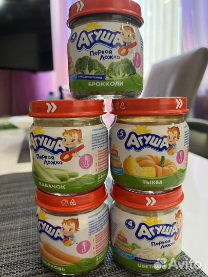 Детское питание агуша