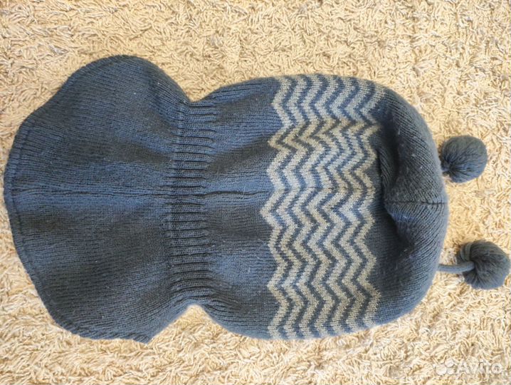 Шапка балаклава для мальчика 5-6 лет