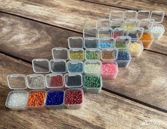 Только оптом. Наборы бисера 28 цветов