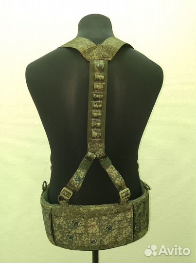 Боевой пояс с баллистическим пакетом и лямками Бр1