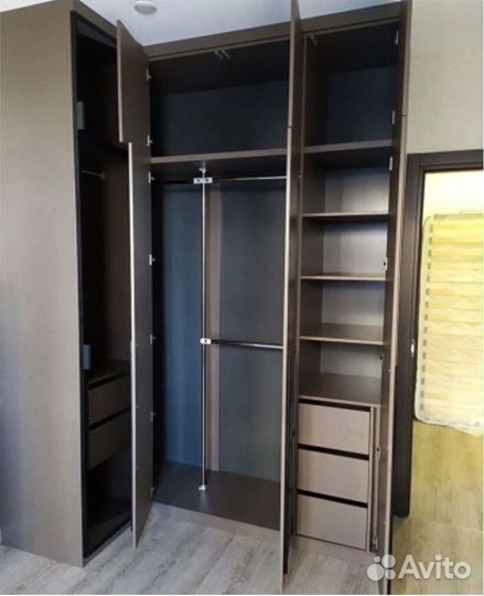 Шкаф на заказ цвет орех