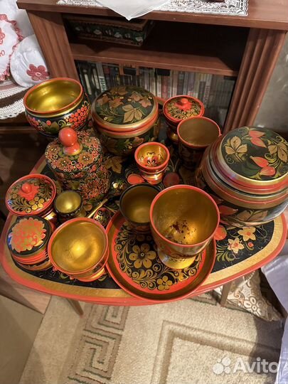 Посуда хохлома СССР