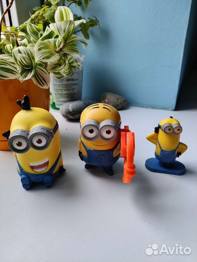 Игрушки Миньоны из Макдональдса и Нестле