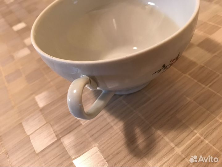 Сервиз чайный СССР «Крыжовник» Дулево на 12 персон