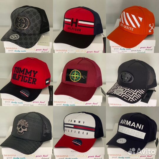 Бейсболка кепка разных брендов