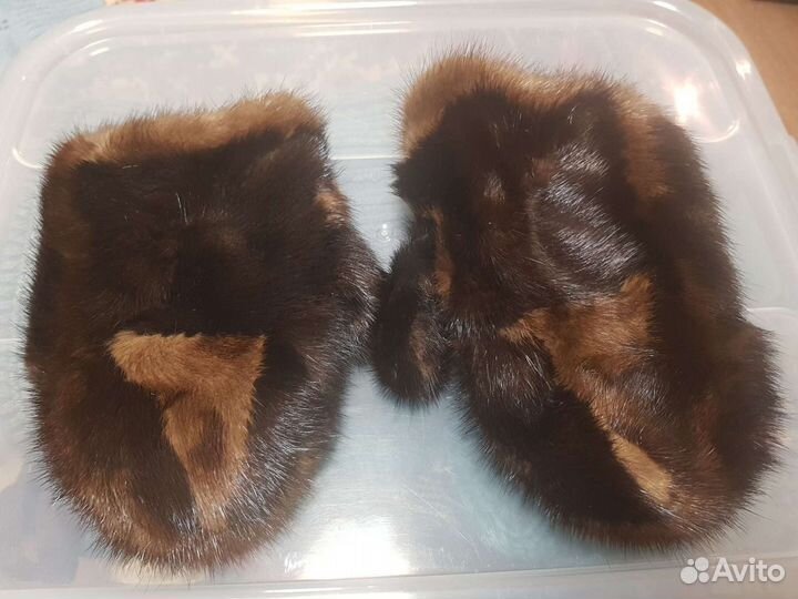 Варежки норковые