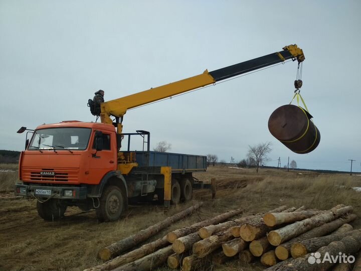 Камаз вездеход с манипулятором 7т автовышка