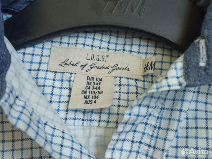 Рубашка для мальчика hm 3-4 104