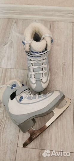 Коньки детские на меху Graf Montana Comfort
