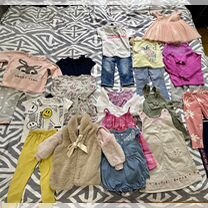 Продам пакет брендовых вещей для девочки 86-92