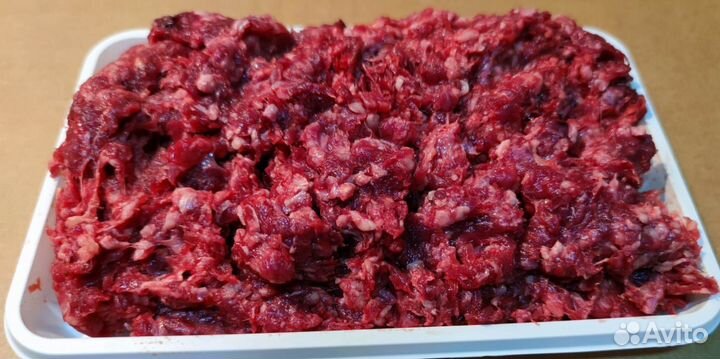 Говядина рубленая 2 категории для собак
