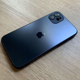 Чехол на iPhone 11 AG Glass Case синий