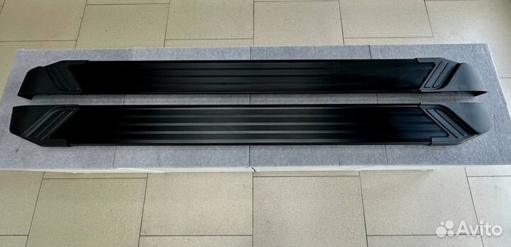 Пороги для Peugeot 4007 (2007-2012) Black