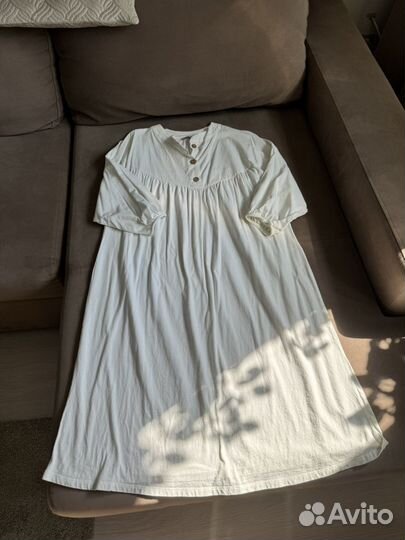 Летнее платье zara белое