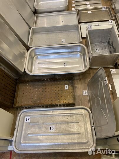 Контейнер (лоток) алюминиевый б/у СССР