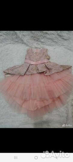 Платье для девочки 74-80