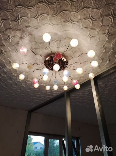Люстра потолочная бу