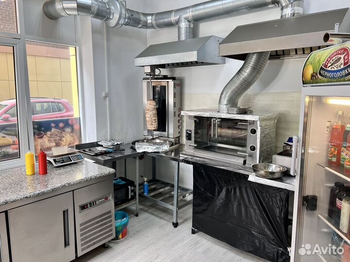 Шаурма, фаст-фуд, прибыль 170к, готовый бизнес