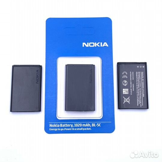 Аккумуляторы Nokia BL-4C, BL-5C, BL-5CA, BL-5CB