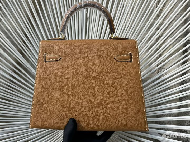 Сумка Hermes Kelly 25 Epsom Gold GHW