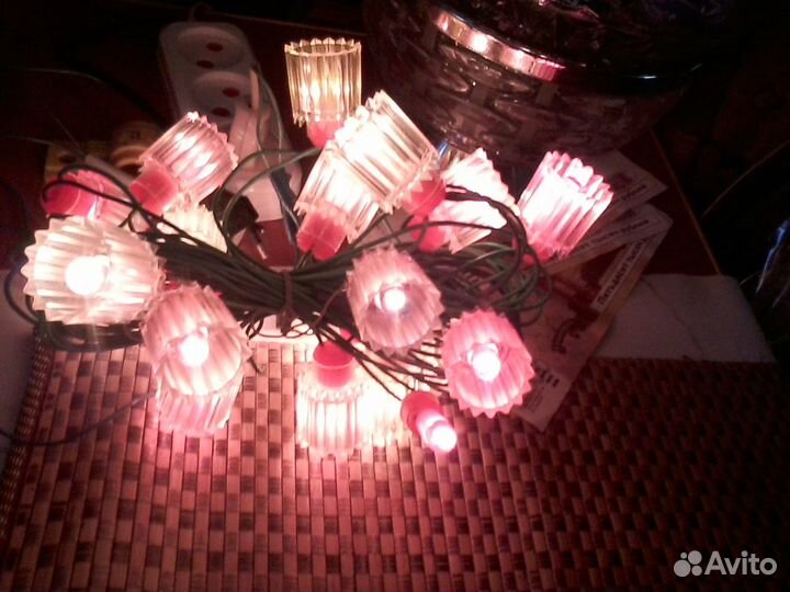 Продаю гирлянду рабочую, фонарики/СССР