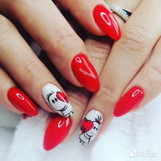 Наращивание ногтей, маникюр, педикюр