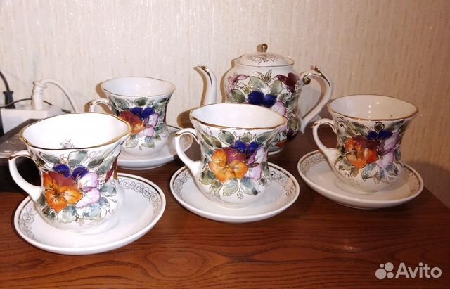 Кисловодский фарфор чайная пара