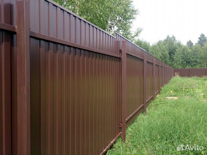 Сделаем металлический забор,кровля,фундаменты