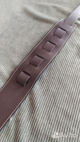 Ремень кожаный для гитары, электрогитары