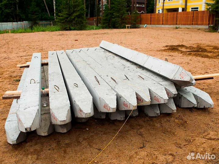 Монтаж железобетонных свай под ключ