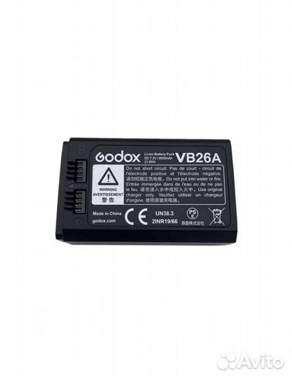 Оригинал Аккумулятор Godox VB26A для вспышек новый