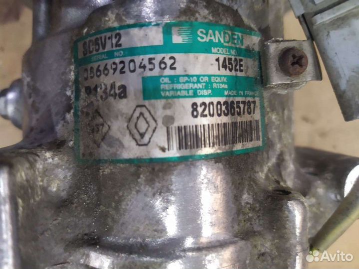 Компрессор кондиционера Renault Modus 2005г. 82003