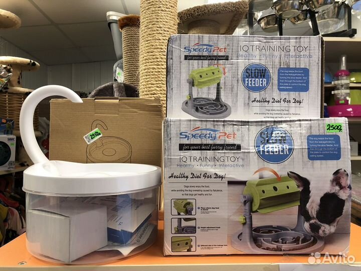 Домики, игрушки, когтеточки для кошек