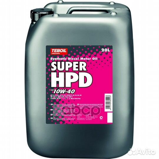 Teboil super HPD 10W-40 CL-4 SL Масло моторное